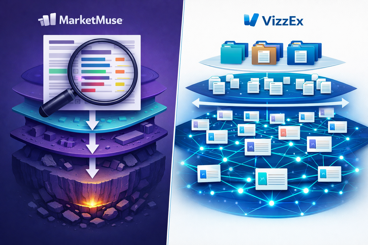 VizzEx vs MarketMuse: Understanding Two Different Approaches to Content Intelligence