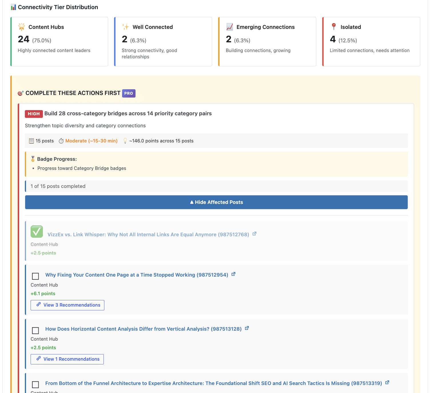 An action plan meant to be implemented.
