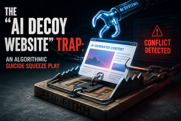 The “AI Decoy Website” Trap: An Algorithmic Suicide Squeeze Play