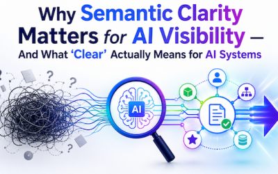 Why Semantic Clarity Matters for AI Visibility — And What ‘Clear’ Actually Means for AI Systems